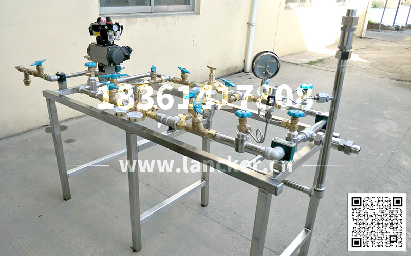 氫氣魚雷管束車減壓裝置（減壓盤）