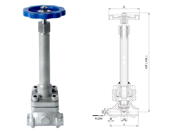 DJF-A系列低溫長軸截止閥