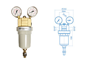 MESSER梅塞爾U13大流量氫氣減壓閥