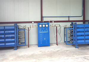 工業(yè)氣瓶集裝格自動(dòng)切換氣體匯流排